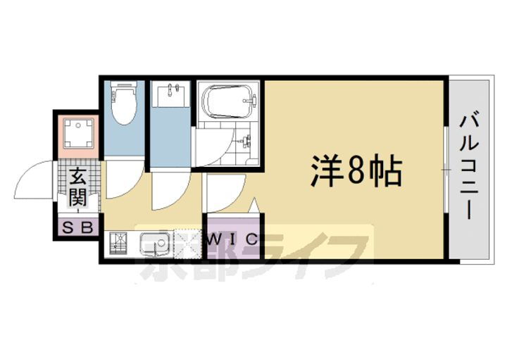 エステムコート京都西院 7階 1K 賃貸物件詳細