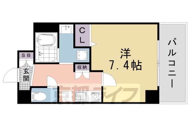 京都府京都市下京区若宮町 京都駅 1K マンション 賃貸物件詳細