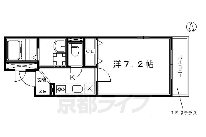 京都府京都市南区上鳥羽堀子町 上鳥羽口駅 1K マンション 賃貸物件詳細