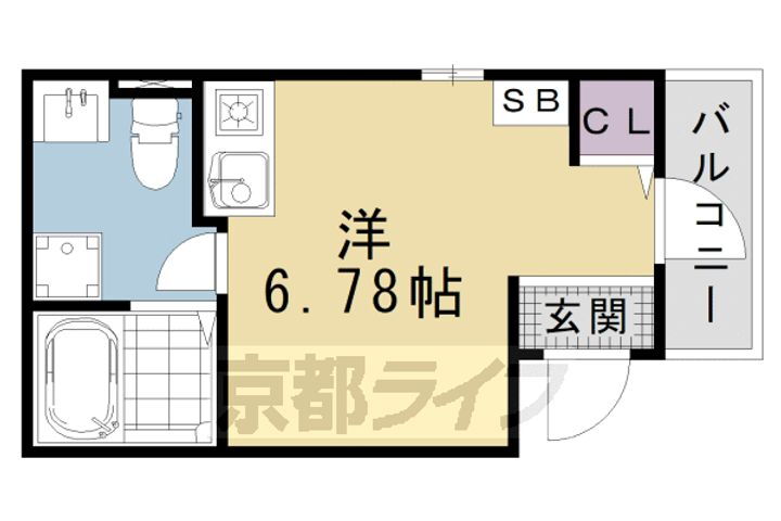 京都府京都市南区唐橋門脇町 西大路駅 ワンルーム マンション 賃貸物件詳細