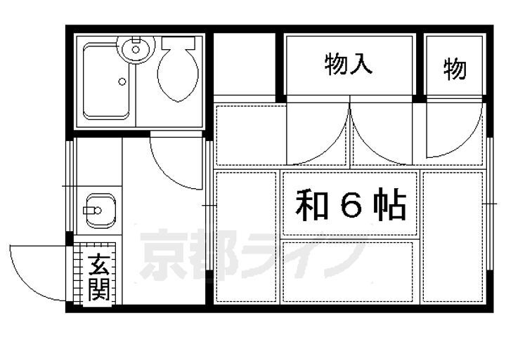 京都府京都市左京区修学院沖殿町 修学院駅 1K アパート 賃貸物件詳細