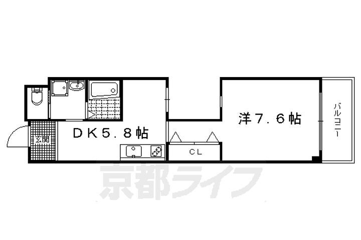 京都府京都市北区上賀茂榊田町 北山駅 1DK マンション 賃貸物件詳細