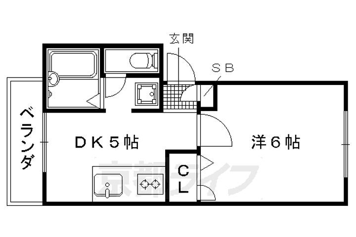 京都府京都市北区大宮玄琢北町 北大路駅 1DK アパート 賃貸物件詳細