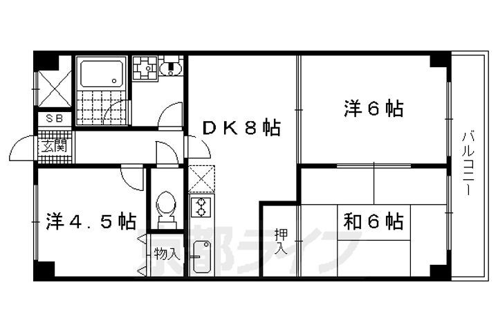 京都府京都市北区西賀茂山ノ森町 賃貸マンション