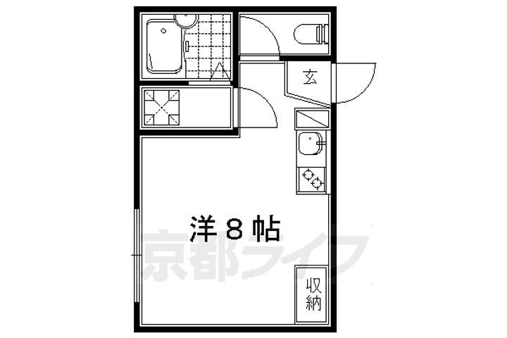 京都府京都市伏見区竹田久保町 くいな橋駅 ワンルーム アパート 賃貸物件詳細