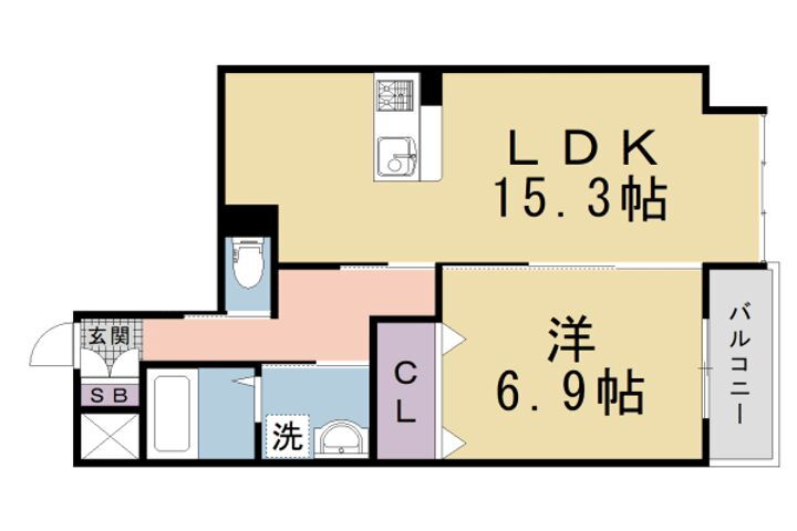 大阪府枚方市東船橋１丁目 賃貸マンション