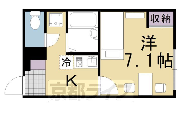 京都府亀岡市下矢田町４丁目 亀岡駅 1K アパート 賃貸物件詳細