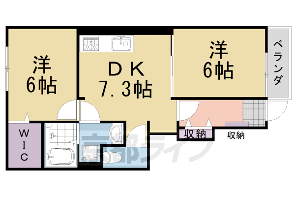 京都府南丹市園部町城南町中井 園部駅 2DK アパート 賃貸物件詳細