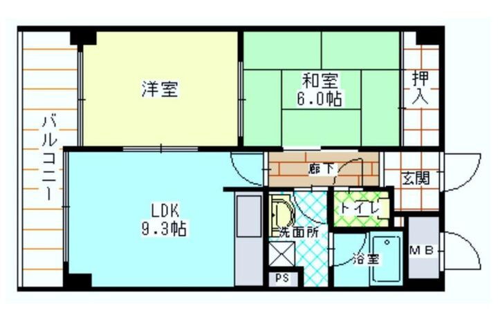 大阪府大阪市西淀川区姫島１丁目 姫島駅 2LDK マンション 賃貸物件詳細