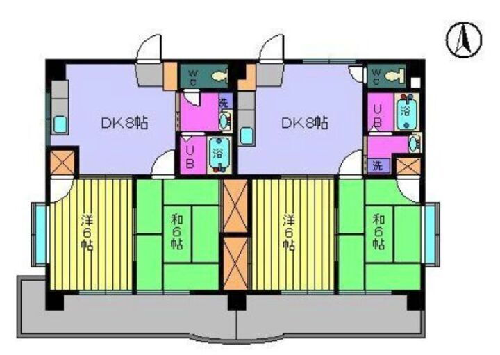 愛媛県松山市歩行町２丁目 大街道駅 2DK マンション 賃貸物件詳細