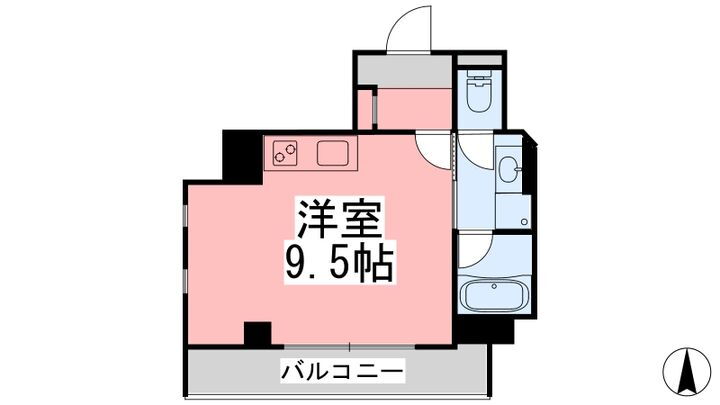 ＭⅢ 7階 ワンルーム 賃貸物件詳細