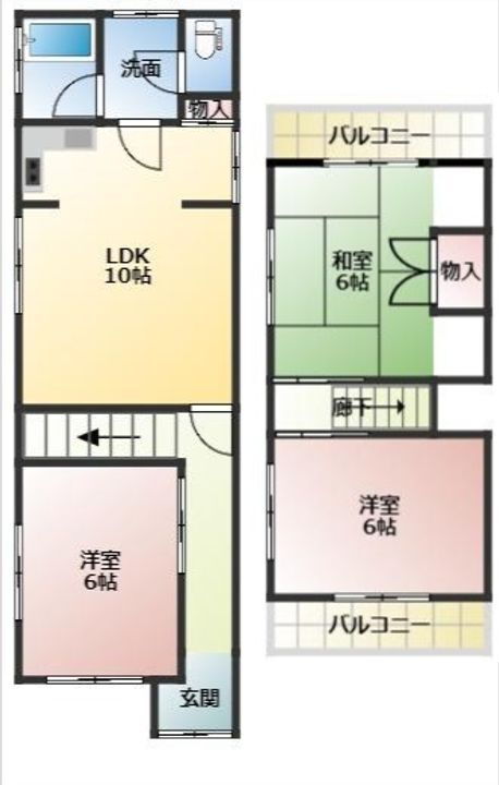 王寺町本町５丁目戸建 3LDK 賃貸物件詳細