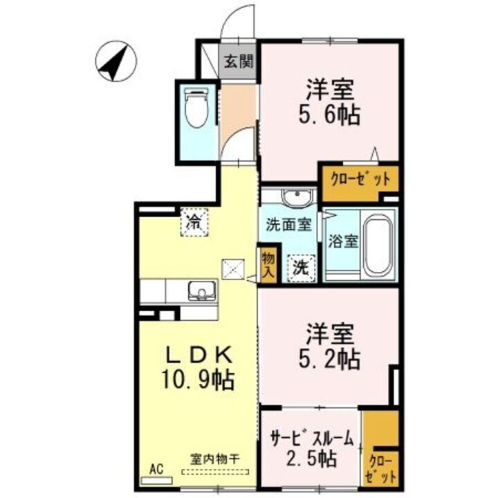 佐賀県武雄市武雄町大字昭和 武雄温泉駅 2SLDK アパート 賃貸物件詳細