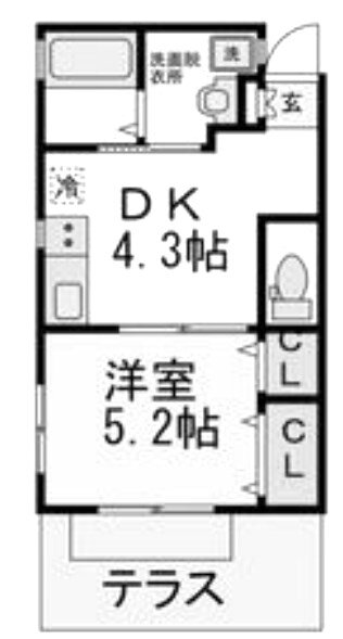 グランガーデン新神戸 1階 1DK 賃貸物件詳細