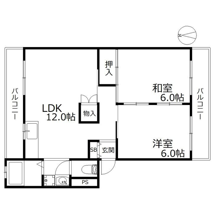 兵庫県芦屋市東山町 芦屋駅 2LDK マンション 賃貸物件詳細