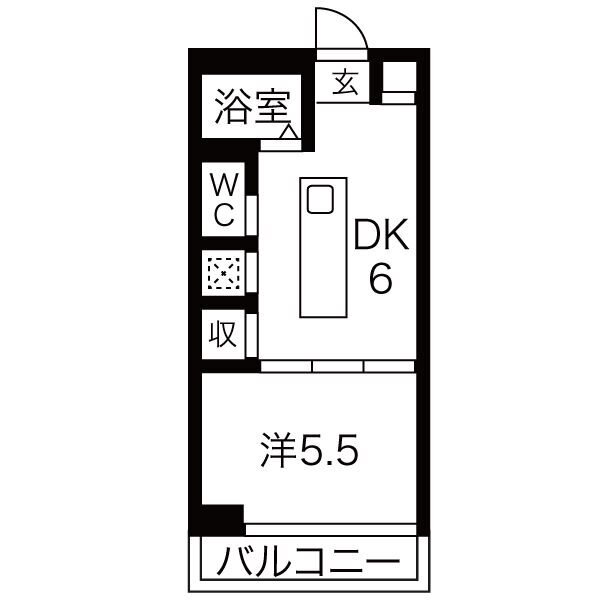 パラシオ夙川名次 2階 1DK 賃貸物件詳細