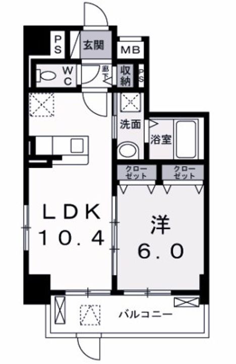 クラシェス深江 8階 1LDK 賃貸物件詳細