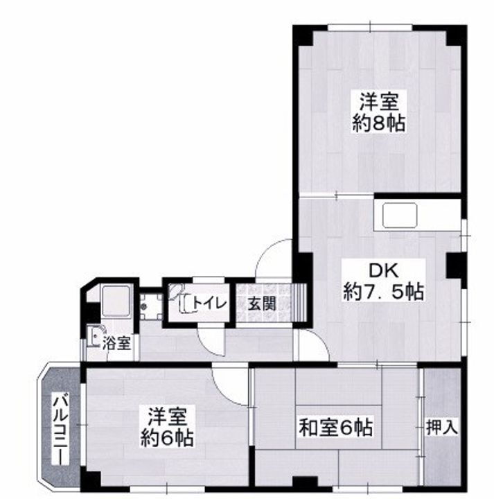 兵庫県神戸市東灘区御影石町２丁目 御影駅 3DK マンション 賃貸物件詳細