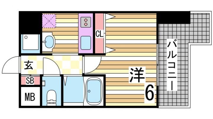 ウォームスヴィル神戸元町ＪＰ 5階 1K 賃貸物件詳細
