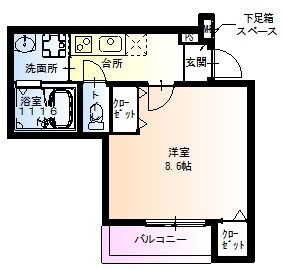 フジパレス武庫川駅東 1階 1K 賃貸物件詳細