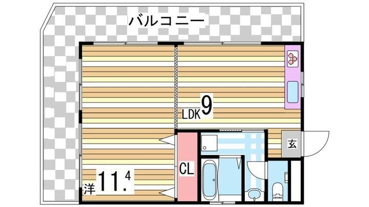 ホワイトヒル 2階 1LDK 賃貸物件詳細