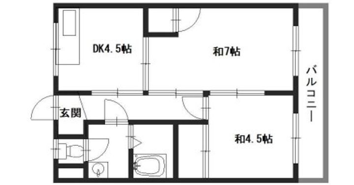 兵庫県姫路市五軒邸４丁目 京口駅 2DK マンション 賃貸物件詳細