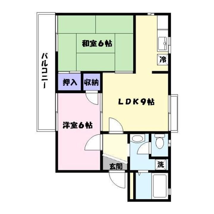 ココロンハイツ小谷 1階 2LDK 賃貸物件詳細