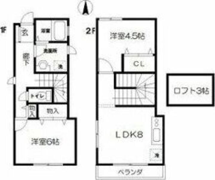 兵庫県尼崎市開明町１丁目 尼崎駅 2LDK 一戸建て 賃貸物件詳細