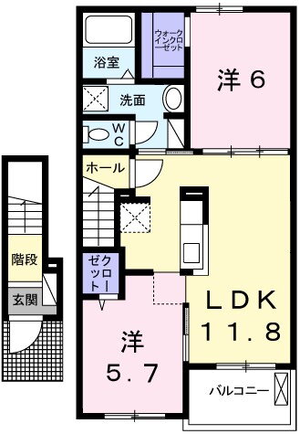 兵庫県姫路市網干区新在家 山陽網干駅 2LDK アパート 賃貸物件詳細