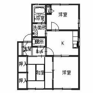 兵庫県姫路市飾磨区構４丁目 姫路駅 3K アパート 賃貸物件詳細