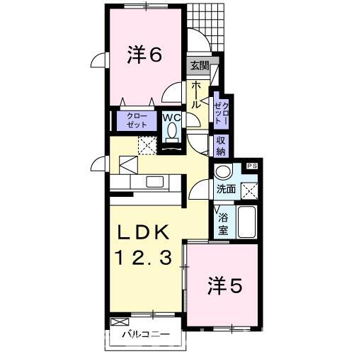 愛知県豊橋市横須賀町植松 下地駅 2LDK アパート 賃貸物件詳細