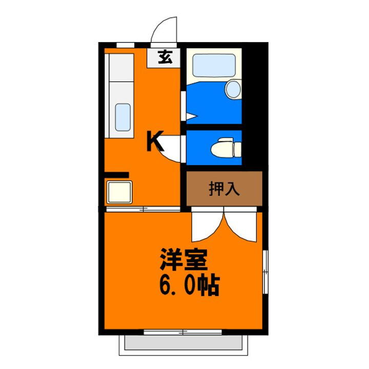 千葉県千葉市中央区矢作町 千葉駅 1K アパート 賃貸物件詳細
