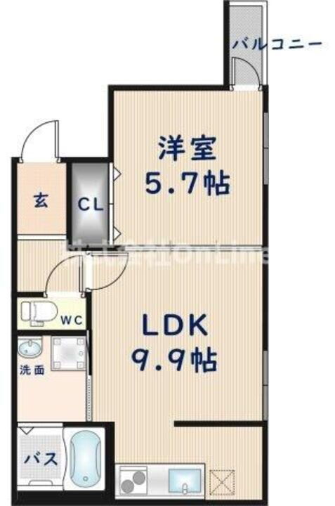 フジパレス瓜生堂 1階 1LDK 賃貸物件詳細