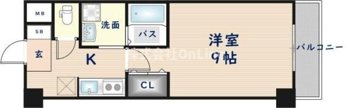 ル・クール長瀬 2階 1K 賃貸物件詳細