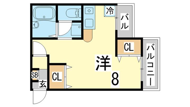 兵庫県神戸市須磨区友が丘７丁目 妙法寺駅 1K マンション 賃貸物件詳細