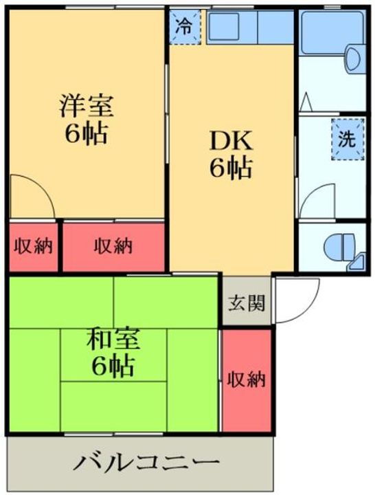 千葉県鎌ケ谷市南初富４丁目 初富駅 2DK アパート 賃貸物件詳細