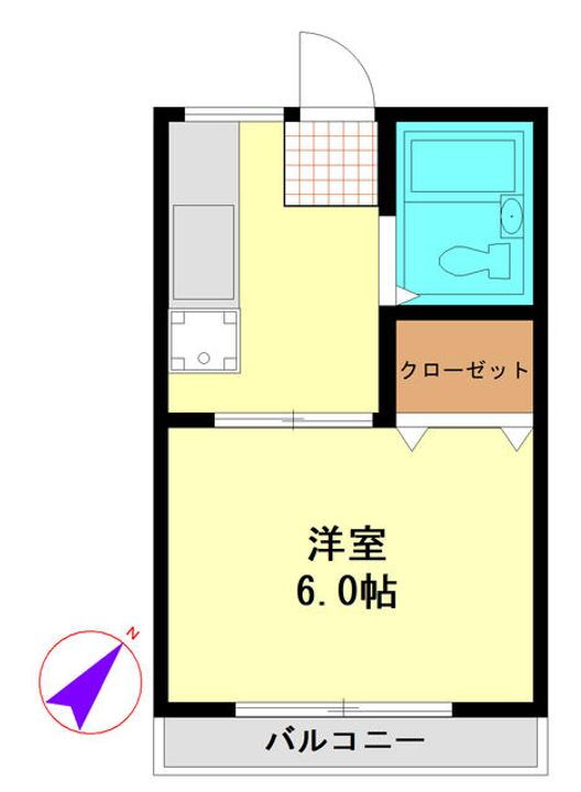 千葉県鎌ケ谷市初富本町２丁目 初富駅 1K アパート 賃貸物件詳細