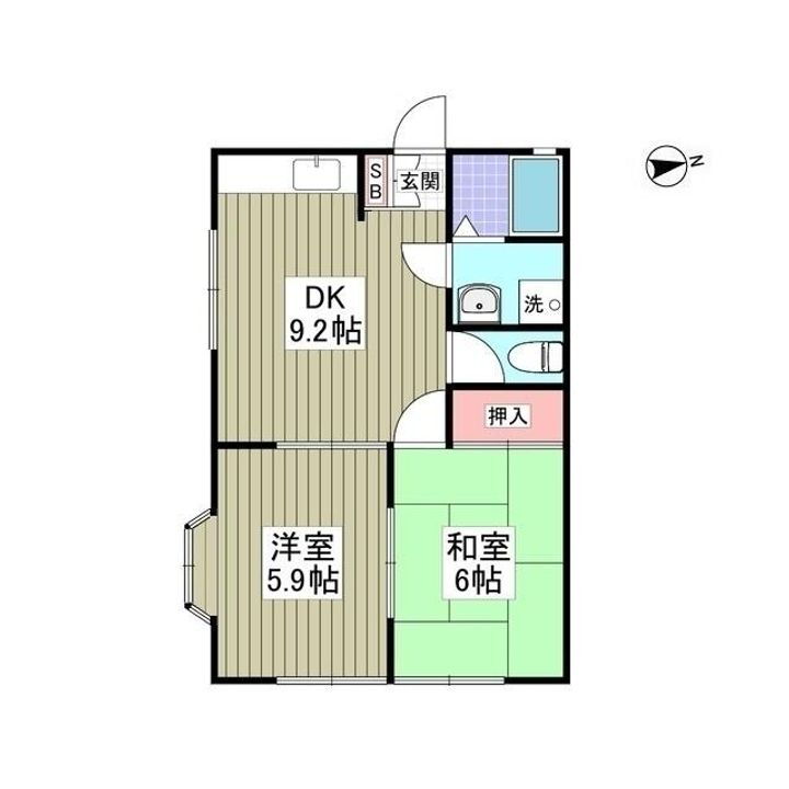 千葉県鎌ケ谷市鎌ケ谷３丁目 鎌ヶ谷大仏駅 2DK アパート 賃貸物件詳細