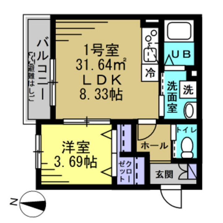 千葉県松戸市小金 北小金駅 1LDK アパート 賃貸物件詳細
