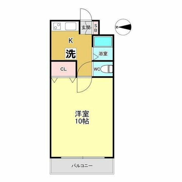 千葉県松戸市古ケ崎２丁目 松戸駅 1K マンション 賃貸物件詳細