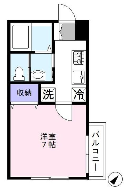 千葉県松戸市新松戸１丁目 新松戸駅 1K アパート 賃貸物件詳細