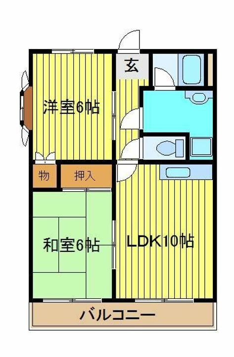 千葉県松戸市二十世紀が丘美野里町 松戸駅 2LDK マンション 賃貸物件詳細