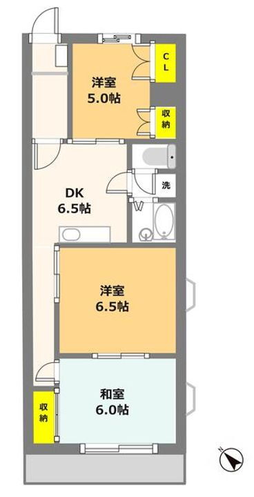 千葉県松戸市上矢切 金町駅 3DK マンション 賃貸物件詳細