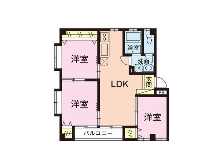 千葉県松戸市東松戸３丁目 東松戸駅 3LDK マンション 賃貸物件詳細