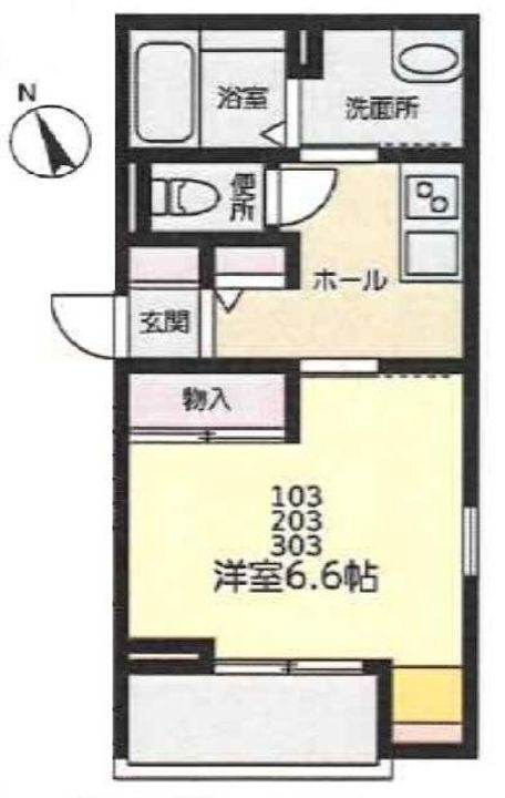 千葉県鎌ケ谷市道野辺中央２丁目 鎌ケ谷駅 1K アパート 賃貸物件詳細