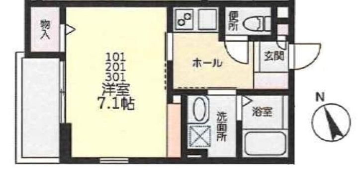 千葉県鎌ケ谷市道野辺中央２丁目 鎌ケ谷駅 1K アパート 賃貸物件詳細