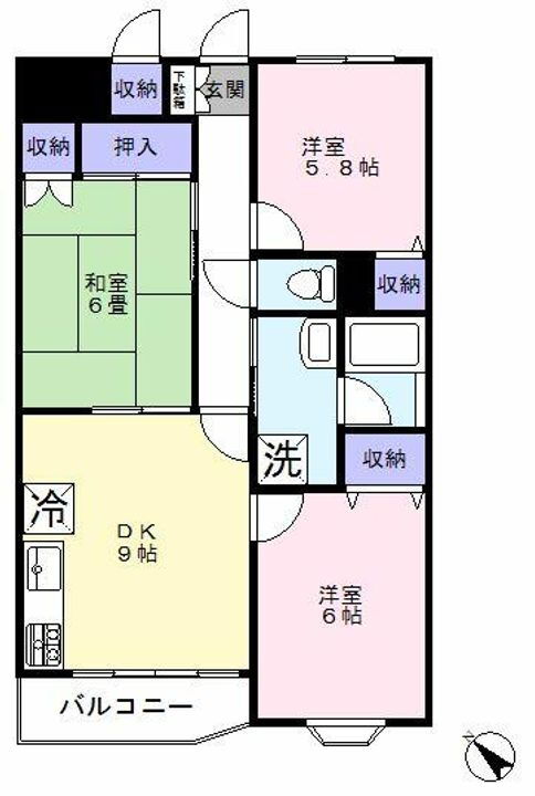 千葉県流山市西初石５丁目 初石駅 3DK マンション 賃貸物件詳細