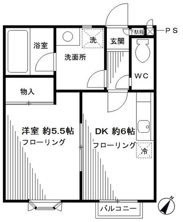千葉県松戸市岩瀬 松戸駅 1DK アパート 賃貸物件詳細
