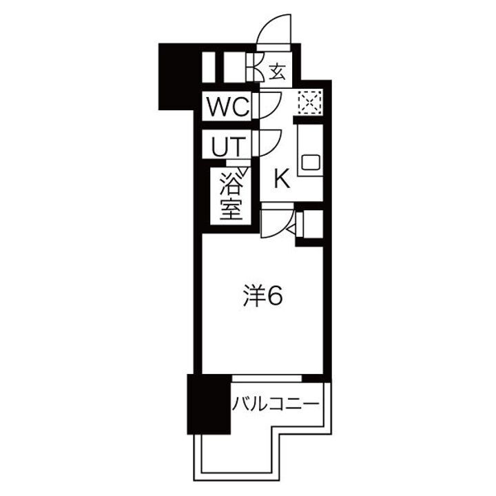 愛知県名古屋市中村区名駅南５丁目 山王駅 1K マンション 賃貸物件詳細