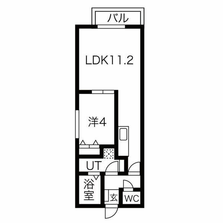 愛知県名古屋市中村区押木田町１丁目 中村公園駅 1LDK アパート 賃貸物件詳細